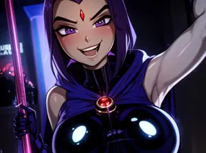 Räven NSFW (Raven / Teen titans / Shadman / Shadabse)