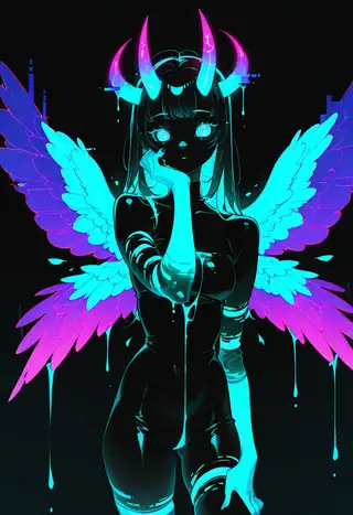 Vixon's Illustrious Styles Gothic Neon
