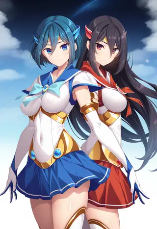 [NoobAI XL]Sailor Element / セーラーエレメント Multi Characters + Outfit