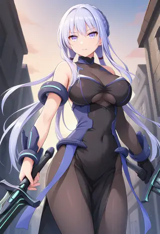 [NoobAI XL]Brave Hunter Aoi / ブレイブハンターあおい Characters + Outfit