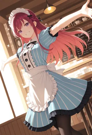 Ouka Makuzawa | Goddess Café Terrace | [NoobAI XL EPS v1.1]