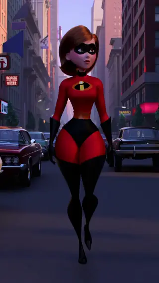 Elastigirl/Helen Parr The Incredibles (Wan Video 2.2 T2V A14B)