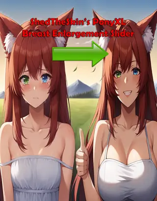 Breast Enlargement Slider LoRA | PonyXL