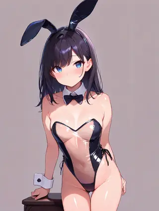 透明バニーガール/transparent bunny girl(XL,pony)